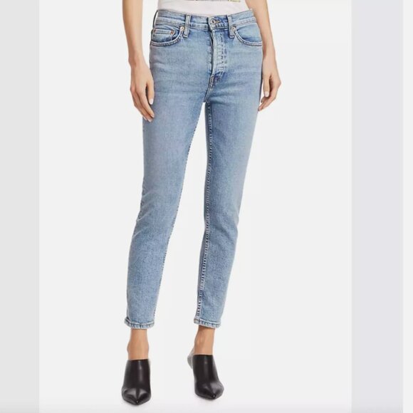 Say hello to your new favorite jeans! Re/Done 90s High Rise Ankle Crop, NWOT, 24
